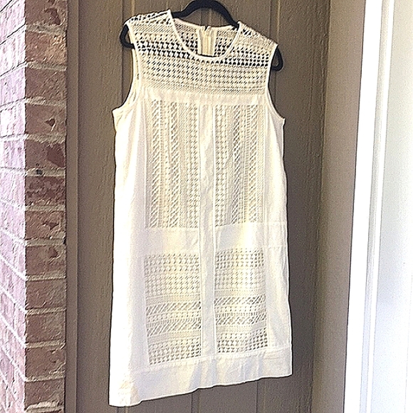 J CREW LACE Sleeveless Shift Dress EUC - Picture 8 of 9